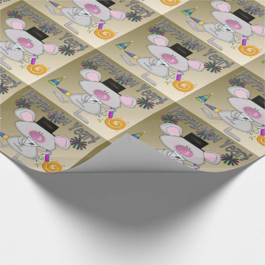 Papier voor het ompakken van muizen in het nieuwe  (Hoek)