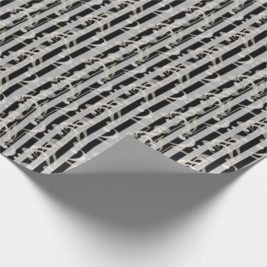 Papier voor het ompakken van muzieknotities (Hoek)