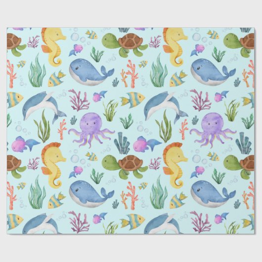 Papier voor het ompakken van onderwater, zeewater- (Vlak)