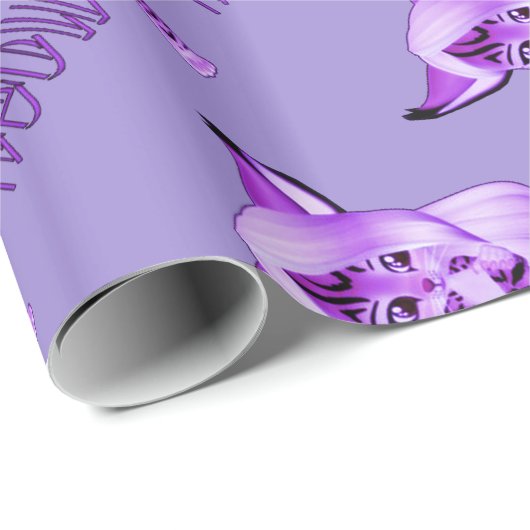 Papier voor het ompakken van Paarse smeltkroes (Rol Hoek)