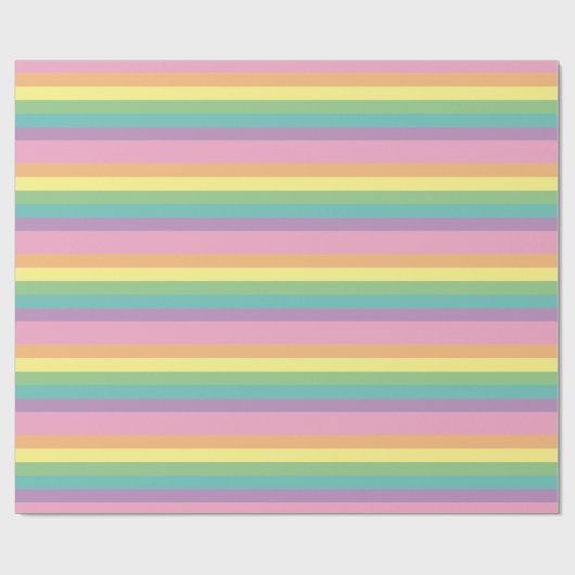 Papier voor het ompakken van regenboogstrips (Vlak)