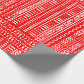 Papier voor het ompakken van rode modderkleding (Hoek)