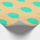 Papier voor het ompakken van Zee met turquoise Lea (Hoek)