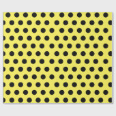 Papier voor het ompakken van zwarte en gele middel (Vlak)