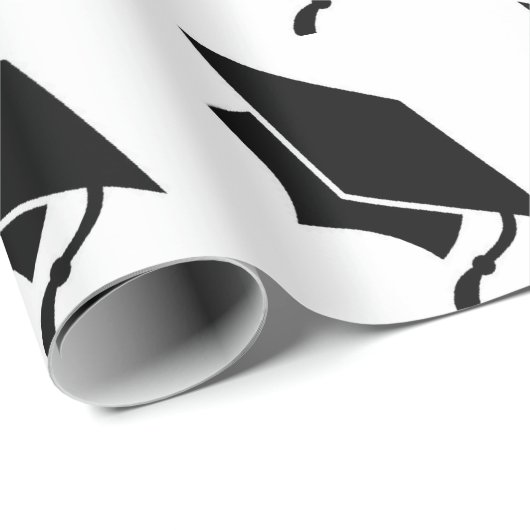 Papier voor het ompakken van zwarte en witte dop (Rol Hoek)