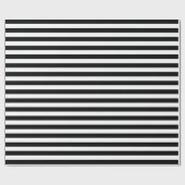 Papier voor het ompakken van zwarte en witte strep (Vlak)