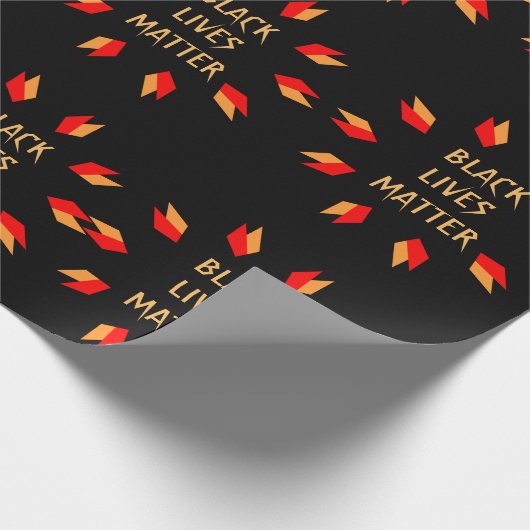 Papier voor het ompakken van zwarte liften (Hoek)