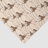 Papier voor het ontbinden van crèmekleurige witte  (Detail)