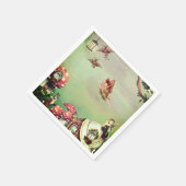 Papier voor het ontbinden van onvruchtbaar dorp servet (Hoek)