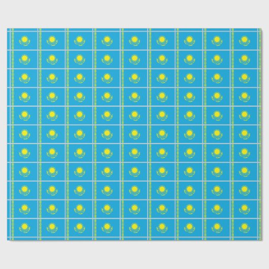 Papier voor het oppakken van de vlag van Kazachsta (Vlak)