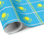 Papier voor het oppakken van de vlag van Kazachsta (Rol Hoek)