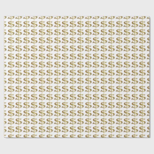 Papier voor het oppakken van gouden dollars (Vlak)