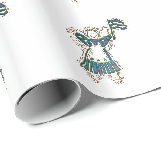 Papier voor het oppakken van patriottische engel (Rol Hoek)