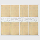 Papier voor het oppakken van tapekaarten (Vlak)