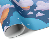 Papier voor het oppakken van wolkenpatroonpatronen (Rol Hoek)