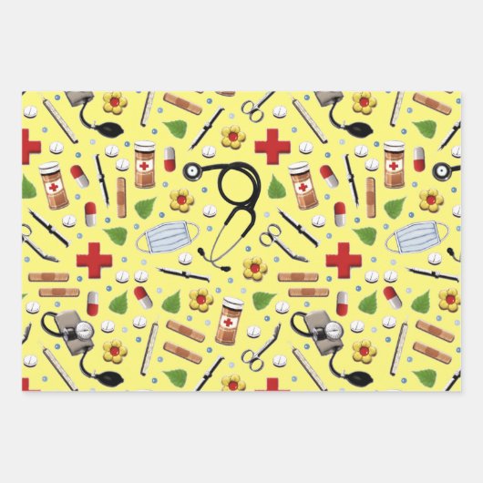 Papier voor het oppakken van zurige cadeautjes inpakpapier vel (Voorkant 3)