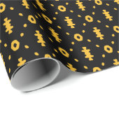 Papier voor het oppakken van zwarte en gele modern (Rol Hoek)