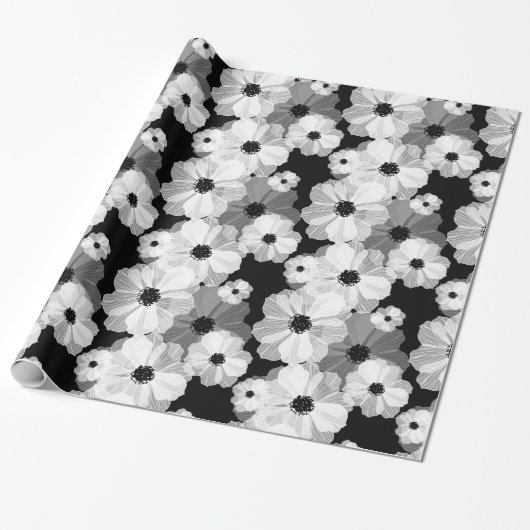 papier voor het oppakken van zwarte en witte fless (Uitgerold)