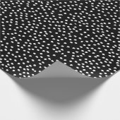 Papier voor het oppakken van zwarte en witte poka (Hoek)