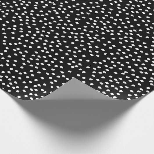 Papier voor het oppakken van zwarte en witte poka (Hoek)