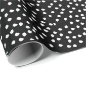 Papier voor het oppakken van zwarte en witte poka (Rol Hoek)