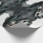 Papier voor het oppakken van zwarte paarden (Hoek)