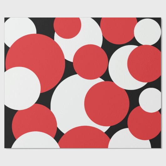 Papier voor het oppakken van zwarte, witte en rode (Vlak)