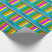 Papier voor het oprapen van cadeautjes voor lerare (Hoek)