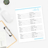 Papier voor het persboek | Baby Blue