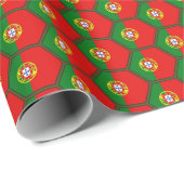 Papier voor het rapen van de vlag van Portugal (Rol Hoek)