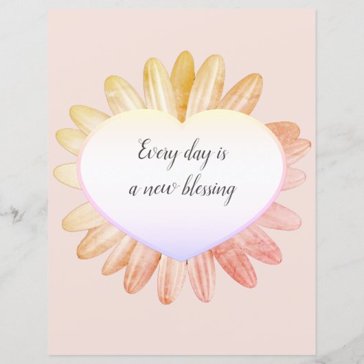 Papier voor het roze papierwerk van Daisy Floral (Achterkant)