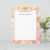 Papier voor het roze papierwerk van Daisy Floral (Staand voorkant)