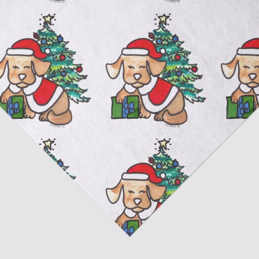 Papier voor het schetsen van kerstcadeautjes (Detail)