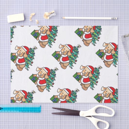 Papier voor het schetsen van kerstcadeautjes (Craft)