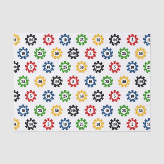 Papier voor het schilderij van het casino-patroon (Voorkant)