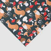 Papier voor het schildpad en paddenstoelen (Detail)