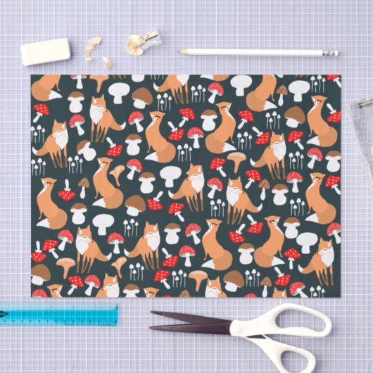 Papier voor het schildpad en paddenstoelen (Craft)