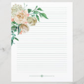 Papier voor het schrijven van blikjes - rozen voor (Voorkant)