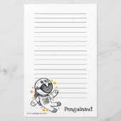 Papier voor het schrijven van pinguïnaut (Voorkant)