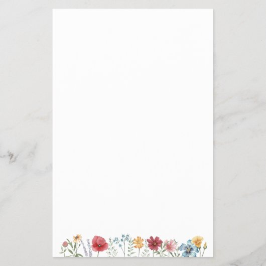 Papier voor het schrijven van Waterverf in onbewer Flyer (Achterkant)