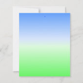 Papier voor het uitnodigingspapier voor paaseieren (Achterkant)