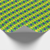 Papier voor het verpakken onder Braziliaanse vlag (Hoek)