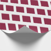 Papier voor het verpakken onder de Qatar-vlag (Hoek)
