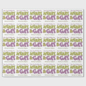 Papier voor het verpakken van aangepaste tekst voo (Vlak)