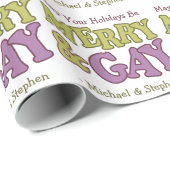 Papier voor het verpakken van aangepaste tekst voo (Rol Hoek)