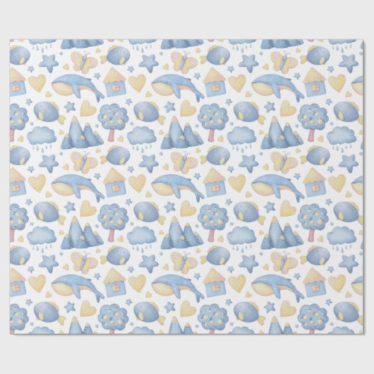 papier voor het verpakken van baby (Vlak)