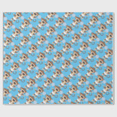 Papier voor het verpakken van babyjongetjes met be (Vlak)