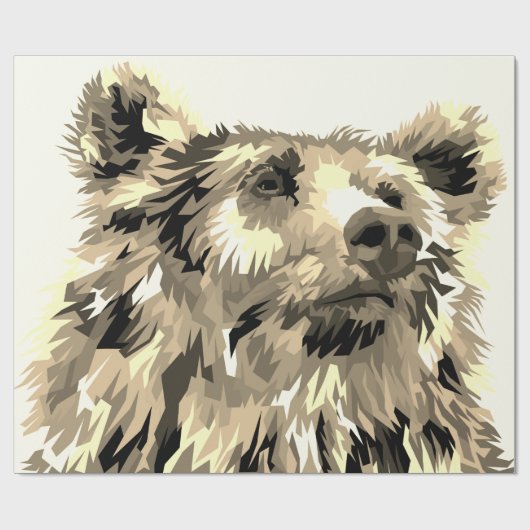 Papier voor het verpakken van beren (Vlak)