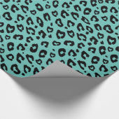 Papier voor het verpakken van blauwe luipaarden (Hoek)