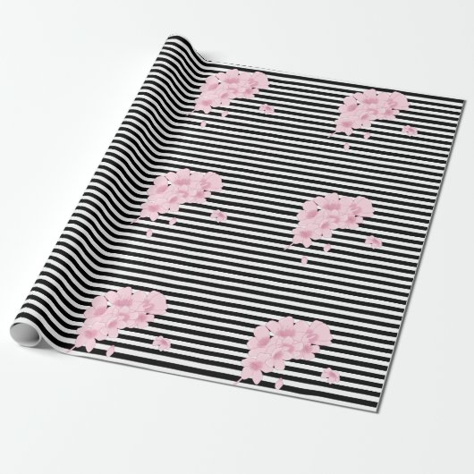 papier voor het verpakken van bloesemstrepen (Uitgerold)